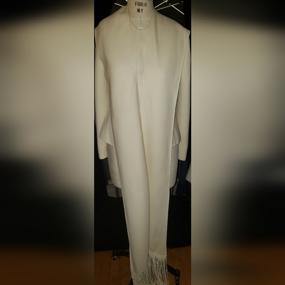 Ralph Lauren Purple label wool bias cut handmade fitted cream jacket - Picture 9 of 16